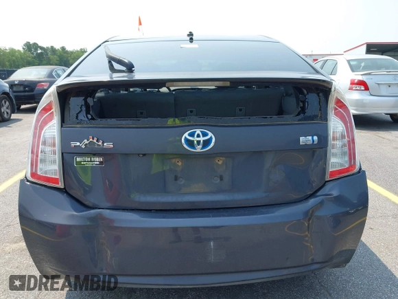 2015 Toyota Prius Four with VIN JTDKN3DU3F0458455, listed as a IAAI auction lot 42389286 with 215,703 mi miles and . Bid and sale history available at DreamBid. Image 19.