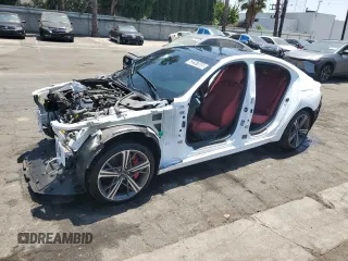 2024 Genesis G70 2.5T with VIN KMTG34SC4RU137700, listed as a Copart auction lot 62257805 with 3,123 mi miles and Clean title. Bid and sale history available at DreamBid. Image 1.