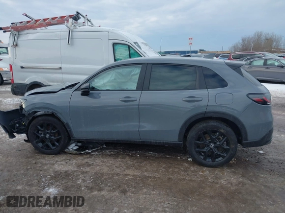 2024 Honda HR-V Sport with VIN 3CZRZ2H5XRM706406, listed as a IAAI auction lot 41458103 with 18,205 mi miles. Bid and sale history available at carsss.com. Image 14.
