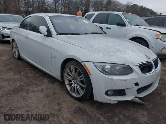 2011 BMW 3 Series 335i with VIN WBADX7C51BE742780, listed as a IAAI auction lot 41636961 with Not Provided miles and . Bid and sale history available at carsss.com. Image 1.