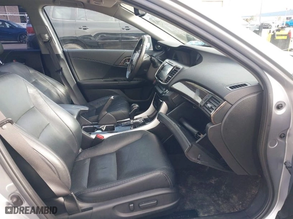 2017 Honda Accord Hybrid Touring with VIN JHMCR6F7XHC006357, listed as a IAAI auction lot 41263478 with 118,758 mi miles. Bid and sale history available at carsss.com. Image 5.