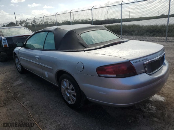 2004 Chrysler Sebring LXi with VIN 1C3EL55R34N239301, listed as a Copart auction lot 75417054 with 92,024 mi miles and Non Repairable. Bid and sale history available at carsss.com. Image 2.
