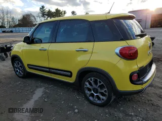2014 FIAT 500L Trekking with VIN ZFBCFADH2EZ016949, listed as a Copart auction lot 80156724 with 41,827 mi miles and Clean Title. Bid and sale history available at carsss.com. Image 2.