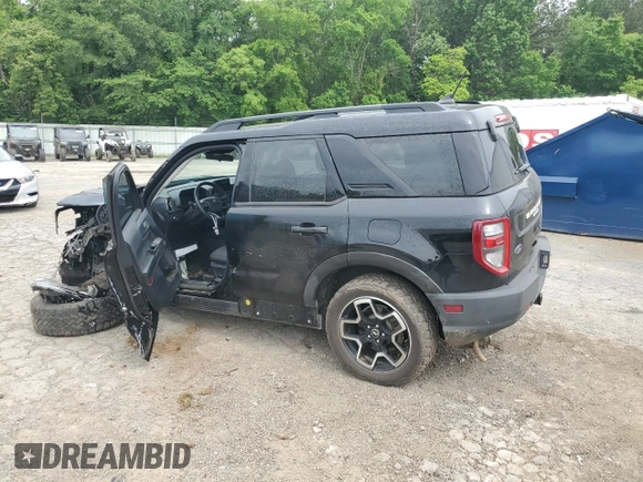 2021 Ford Bronco Sport Big Bend with VIN 3FMCR9B62MRA10653, listed as a Copart auction lot 55116505 with 100,442 mi miles and Salvage title. Bid and sale history available at DreamBid. Image 2.