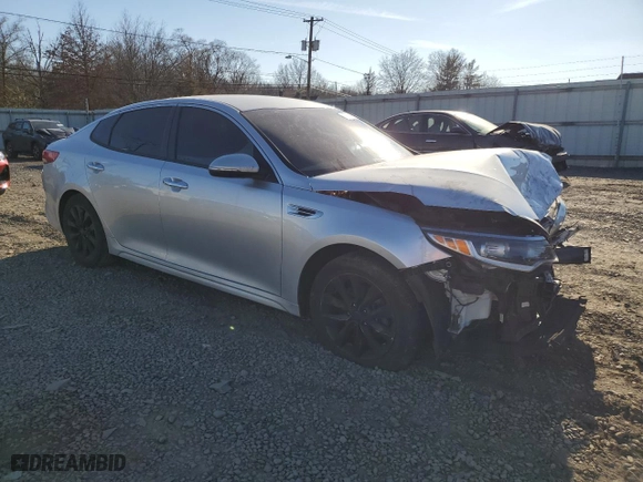 2018 Kia Optima LX with VIN 5XXGT4L38JG266420, listed as a Copart auction lot 47466495 with 45,842 mi miles and Salvage Title. Bid and sale history available at carsss.com. Image 4.