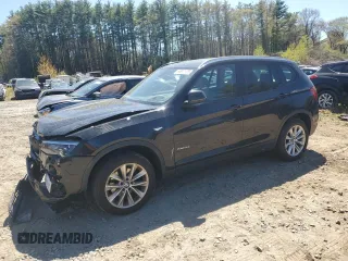 2015 BMW X3 xDrive28i with VIN 5UXWX9C51F0D50006, listed as a Copart auction lot 55312035 with 158,404 mi miles and Clean Title. Bid and sale history available at DreamBid. Image 1.