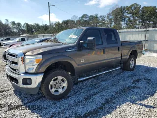 2016 Ford Super Duty F-250 SRW Lariat with VIN 1FT7W2BT1GEB29233, listed as a Copart auction lot 46093255 with 248,412 mi miles and Salvage Title. Bid and sale history available at carsss.com. Image 1.