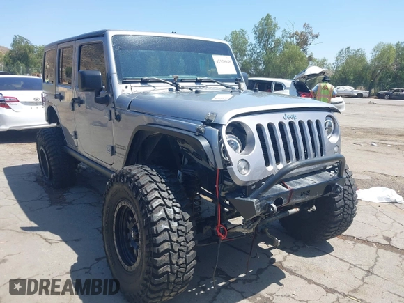 2018 Jeep Wrangler Unlimited Sport with VIN 1C4BJWDG4JL807265, listed as a IAAI auction lot 42520648 with 69,229 mi miles and . Bid and sale history available at DreamBid. Image 1.
