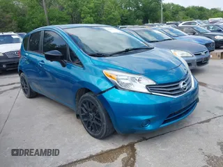 2015 Nissan Note SV with VIN 3N1CE2CP0FL418429, listed as a IAAI auction lot 42058991 with Not Provided miles and . Bid and sale history available at DreamBid. Image 1.