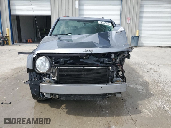 2017 Jeep Patriot Sport SE with VIN 1C4NJPBA7HD212383, listed as a Copart auction lot 58318325 with Not provided miles and Salvage title. Bid and sale history available at DreamBid. Image 5.
