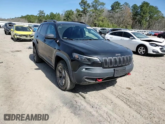 2019 Jeep Cherokee Trailhawk Elite with VIN 1C4PJMBX2KD311549, listed as a Copart auction lot 47108225 with 49,421 mi miles and Salvage Title. Bid and sale history available at carsss.com. Image 12.