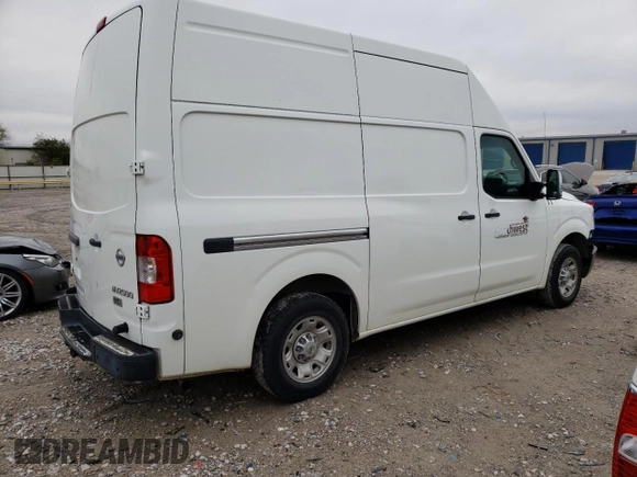 2016 Nissan NV Cargo SV with VIN 1N6AF0LY5GN800744, listed as a Copart auction lot 74101883 with 58,521 mi miles and Salvage title. Bid and sale history available at DreamBid. Image 3.