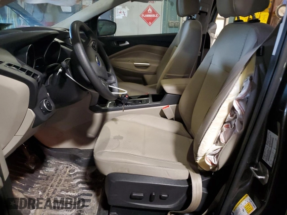 2017 Ford Escape SE with VIN 1FMCU9G92HUC01280, listed as a Copart auction lot 46753385 with 129,889 mi miles and Salvage Title. Bid and sale history available at carsss.com. Image 7.