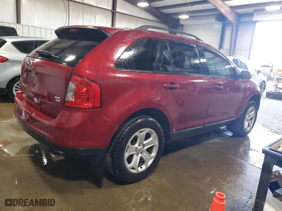 2013 Ford Edge SEL with VIN 2FMDK4JC3DBA89610, listed as a Copart auction lot 50374545 with 113,392 mi miles and Salvage Title. Bid and sale history available at carsss.com. Image 3.