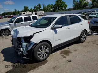 2024 Chevrolet Equinox LT with VIN 3GNAXKEG0RL205052, listed as a Copart auction lot 57485135 with 19,698 mi miles and Salvage title. Bid and sale history available at DreamBid. Image 1.