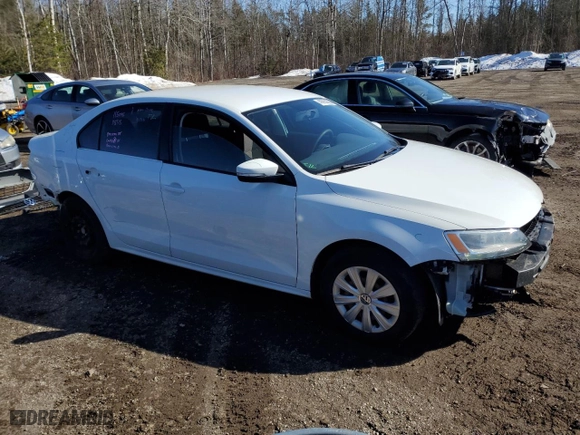 2014 Volkswagen Jetta Sedan S with VIN 3VW2K7AJ6EM407597, listed as a Copart auction lot 49055935 with 176,138 mi miles and Clean Title. Bid and sale history available at carsss.com. Image 4.