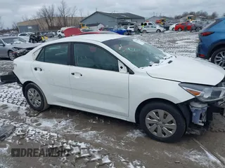 2018 Kia Rio LX with VIN 3KPA24AB8JE057223, listed as a IAAI auction lot 41705738 with 97,674 mi miles. Bid and sale history available at carsss.com. Image 14.