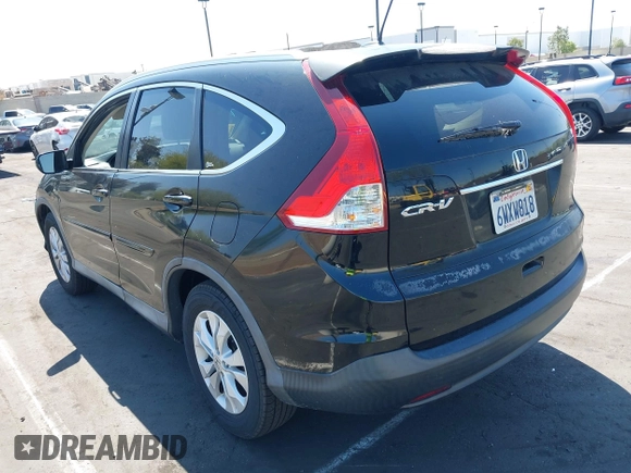 2012 Honda CR-V EX-L with VIN 2HKRM3H74CH506954, listed as a IAAI auction lot 42119938 with 176,723 mi miles. Bid and sale history available at carsss.com. Image 3.