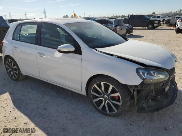 2014 Volkswagen GTI Driver's Edition with VIN WVWHD7AJ4EW005665, listed as a Copart auction lot 48032485 with 64,635 mi miles and Salvage Title. Bid and sale history available at carsss.com. Image 4.