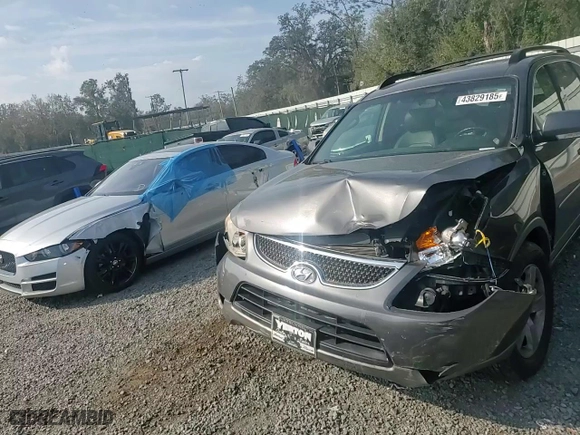 2010 Hyundai Veracruz Limited with VIN KM8NU4CC2AU121027, listed as a Copart auction lot 43829185 with 124,730 mi miles and Salvage Title. Bid and sale history available at carsss.com. Image 12.
