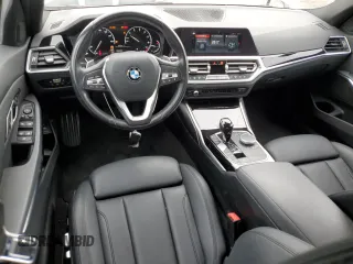 2019 BMW 3 Series 330i with VIN WBA5R1C54KAJ98875, listed as a Copart auction lot 50037465 with 32,170 mi miles and Salvage Title. Bid and sale history available at carsss.com. Image 8.