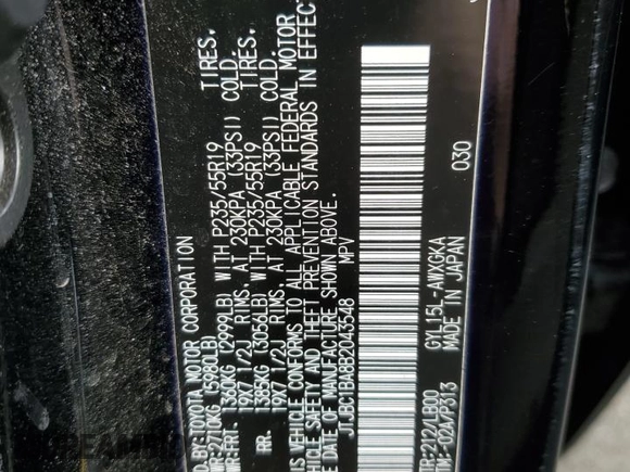 2011 Lexus RX 450h with VIN JTJBC1BA8B2043548, listed as a Copart auction lot 50727405 with 157,839 mi miles and Salvage Title. Bid and sale history available at DreamBid. Image 13.