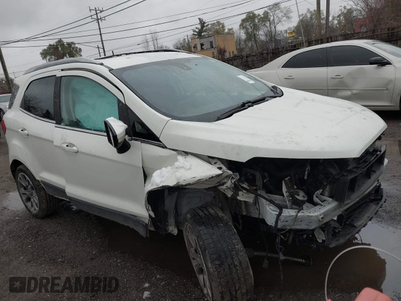 2019 Ford EcoSport Titanium z VIN MAJ3S2KE7KC276727, wystawiony jako IAAI lot #40913649 z przebiegiem 95 390 mil mil oraz . Historia ofert i sprzedaży dostępna na DreamBid. Obrazek 1.