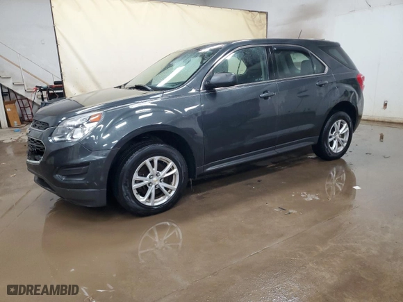 2017 Chevrolet Equinox LS with VIN 2GNFLEEK4H6133167, listed as a Copart auction lot 44653625 with 127,031 mi miles and Clean Title. Bid and sale history available at carsss.com. Image 1.