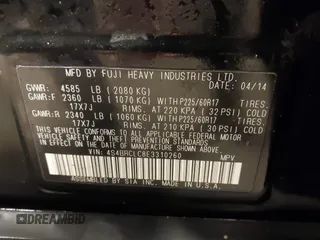 2014 Subaru Outback Limited with VIN 4S4BRCLC8E3310260, listed as a IAAI auction lot 41770376 with 176,687 mi miles and . Bid and sale history available at DreamBid. Image 9.
