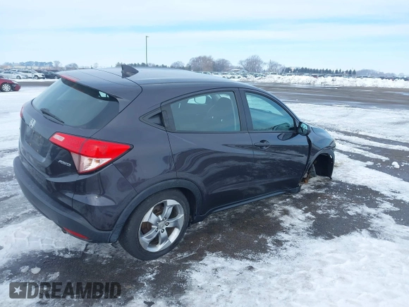 2017 Honda HR-V LX with VIN 3CZRU6H36HM714179, listed as a IAAI auction lot 41745569 with 145,684 mi miles. Bid and sale history available at carsss.com. Image 4.