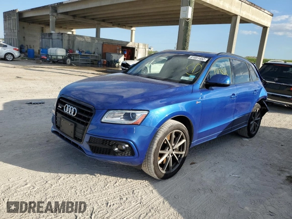 2016 Audi SQ5 Premium Plus with VIN WA1CCAFP8GA019540, listed as a Copart auction lot 61051452 with 41,302 mi miles. Bid and sale history available at carsss.com. Image 2.