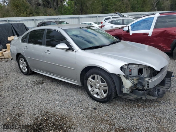 2012 Chevrolet Impala LT Fleet with VIN 2G1WG5E35C1266640, listed as a Copart auction lot 48809875 with 184,843 mi miles and Salvage Title. Bid and sale history available at carsss.com. Image 4.