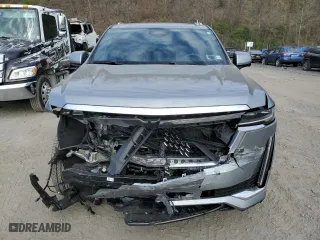 2023 Cadillac Escalade 4WD Premium Luxury with VIN 1GYS4BKL8PR262235, listed as a Copart auction lot 53835495 with 13,982 mi miles and Salvage Title. Bid and sale history available at carsss.com. Image 5.
