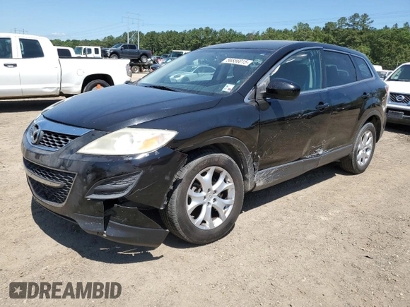2011 Mazda CX-9 Sport with VIN JM3TB2BA3B0302420, listed as a Copart auction lot 56856015 with 157,699 mi miles and Salvage title. Bid and sale history available at DreamBid. Image 1.