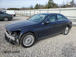 2017 Mercedes-Benz C with VIN 55SWF4JB7HU217203, listed as a Copart auction lot 46826495 with 98,133 mi miles and Salvage Title. Bid and sale history available at carsss.com. Image 1.
