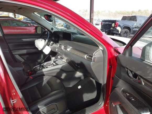 2022 Mazda CX-5 2.5 S Premium Package with VIN JM3KFBDM7N0537947, listed as a IAAI auction lot 41195784 with NaN miles. Bid and sale history available at carsss.com. Image 5.