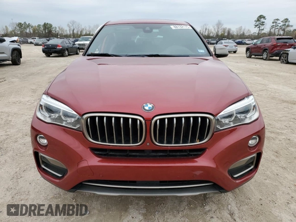 2017 BMW X6 sDrive35i with VIN 5UXKU0C37H0G69396, listed as a Copart auction lot 88132175 with 0 mi miles and Salvage Title. Bid and sale history available at carsss.com. Image 5.