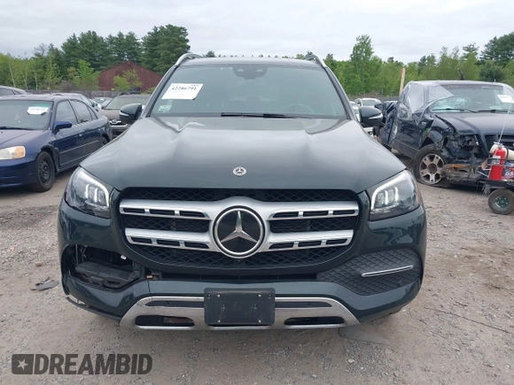 2021 Mercedes-Benz GLS 450 with VIN 4JGFF5KE6MA534582, listed as a IAAI auction lot 42286791 with 53,963 mi miles and . Bid and sale history available at DreamBid. Image 12.