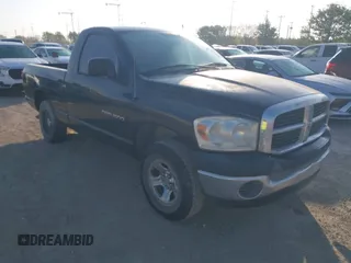2007 Dodge 1500 ST with VIN 1D7HA16K17J530308, listed as a IAAI auction lot 41878848 with 150,800 mi miles. Bid and sale history available at carsss.com. Image 1.