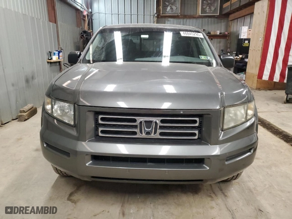 2007 Honda Ridgeline RT with VIN 2HJYK16207H521622, listed as a Copart auction lot 48845295 with 124,704 mi miles and Salvage Title. Bid and sale history available at carsss.com. Image 5.