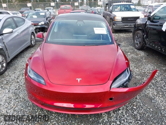 2024 Tesla Model 3 Long Range with VIN 5YJ3E1EB5RF733965, listed as a IAAI auction lot 41613919 with 11,570 mi miles and . Bid and sale history available at DreamBid. Image 12.