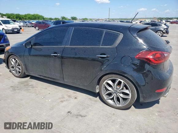2014 Kia Forte 5-Door SX with VIN KNAFZ5A38E5238711, listed as a Copart auction lot 54375215 with 133,674 mi miles and Clean Title. Bid and sale history available at carsss.com. Image 2.
