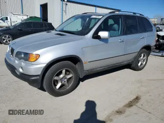 2003 BMW X5 3.0i with VIN 5UXFA53593LV79311, listed as a Copart auction lot 47126945 with 26,371 mi miles and Salvage Title. Bid and sale history available at carsss.com. Image 1.