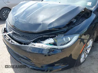 2015 Chrysler 200 S with VIN 1C3CCCBB8FN681822, listed as a IAAI auction lot 41885183 with 123,640 mi miles and . Bid and sale history available at DreamBid. Image 6.