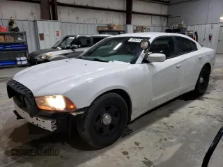 2013 Dodge Charger Police with VIN 2C3CDXAT5DH643713, listed as a Copart auction lot 88535415 with 177,830 mi miles and Salvage Title. Bid and sale history available at carsss.com. Image 1.