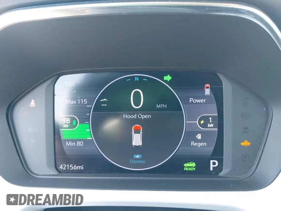 2022 Chevrolet Bolt EUV Premier with VIN 1G1FZ6S09N4107637, listed as a IAAI auction lot 41884747 with 42,156 mi miles. Bid and sale history available at carsss.com. Image 7.