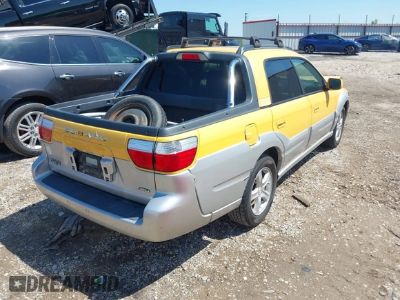 2003 Subaru Baja with VIN 4S4BT61C537101974, listed as a IAAI auction lot 42235468 with 232,518 mi miles and . Bid and sale history available at DreamBid. Image 4.