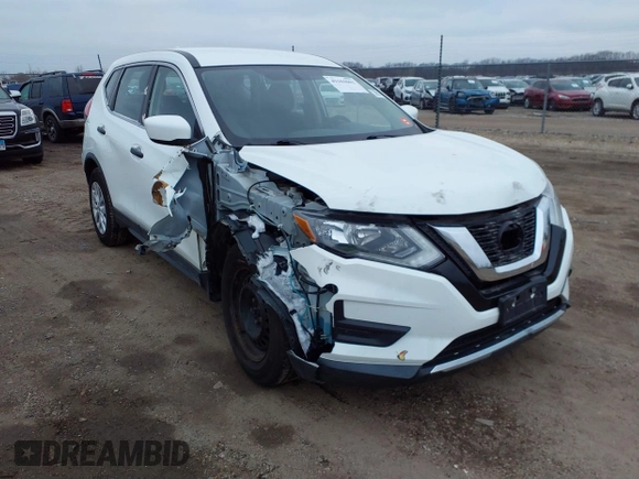 2018 Nissan Rogue SV with VIN KNMAT2MV8JP606457, listed as a IAAI auction lot 41163662 with 81,479 mi miles. Bid and sale history available at carsss.com. Image 1.
