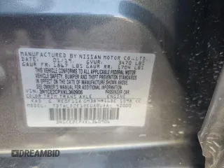 2019 Nissan Note SV with VIN 3N1CE2CPXKL360906, listed as a Copart auction lot 55136625 with 62,158 mi miles and Salvage Title. Bid and sale history available at DreamBid. Image 12.