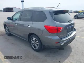 2017 Nissan Pathfinder SL with VIN 5N1DR2MM0HC639453, listed as a IAAI auction lot 41962009 with 156,776 mi miles. Bid and sale history available at carsss.com. Image 3.